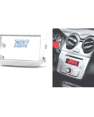 Telaio grigio radio 2-DIN per Alfa Romeo MiTo.
