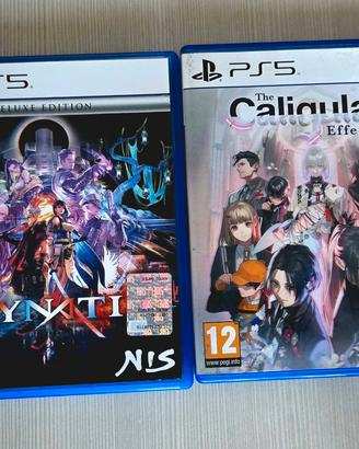 Lotto Giochi JRPG Ps5- Rari - PAL ITA