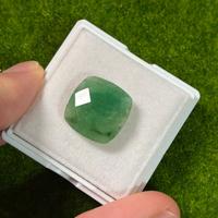 Smeraldo Naturale 10.00 Ct taglio Cushion