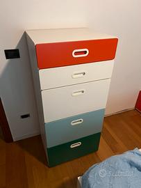 Cassettiera settimino cameretta bambini