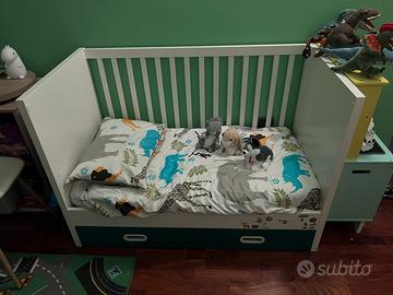 Culla rete e materasso per bambini