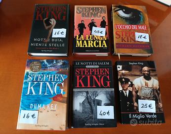 STEPHEN KING  Lotto libri copertina rigida. 