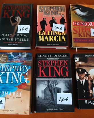 STEPHEN KING  Lotto libri copertina rigida. 