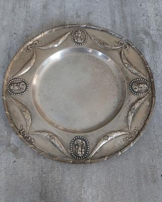 Piatto decorativo in Argento massiccio 925
