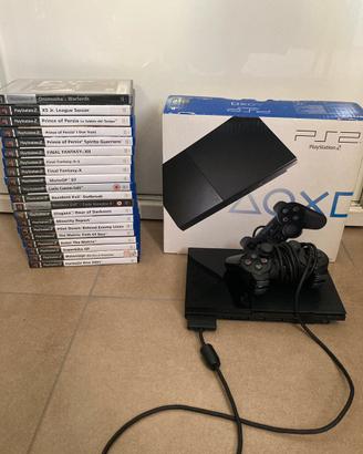 PlayStation 2 Slim Boxata + 21 Giochi