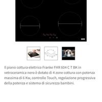 Piano cottura elettrico Franke