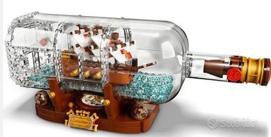 Lego nave in bottiglia 