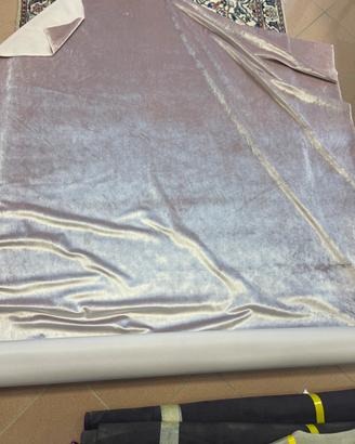 Scampolo velluto rosa 1,5 x 1,5m