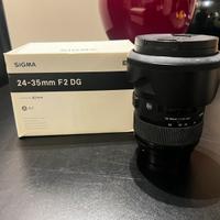 Obiettivo SIGMA 24 35 mm f/2 DG
