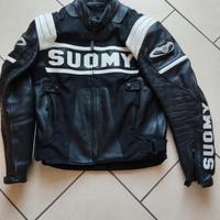 giubbotto moto pelle Suomy tg.48