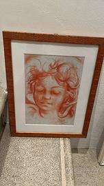 Quadro disegno sanguigna