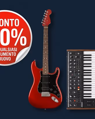 Sconto -20% su qualunque Strumento Musicale Nuovo