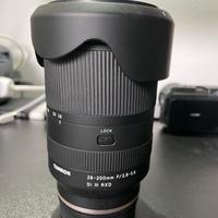 Tamron 28-200 F2.8/5.6 attacco Sony Z