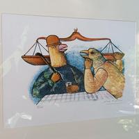 Litografia di Luis A. Solari 