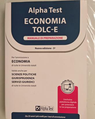 alpha test economia, tolc-e