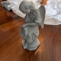 Statuina Angelo in Polvere di Marmo