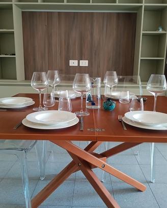 Tavolo Longhi legno richiudibile altezza regolabil