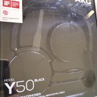 AKG Y50 cuffie nere nuove