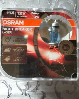 lampade alogene OSRAM NIGHT BREAKER LASER  H4