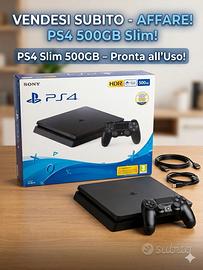 PlayStation 4 Slim 500GB Jet Black