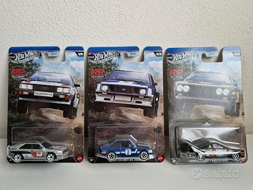 HOT WHEELS RALLY AUDI QUATTRO ESCORT LANCIA 037