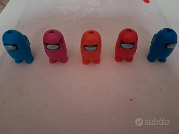5 personaggi Among Us