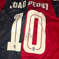 Maglia ufficiale Cagliari Calcio firmata 
