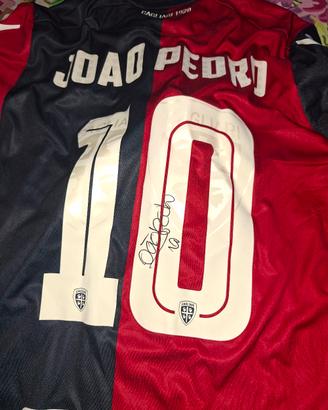 Maglia ufficiale Cagliari Calcio firmata 