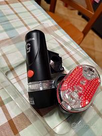 set luci bicicletta 