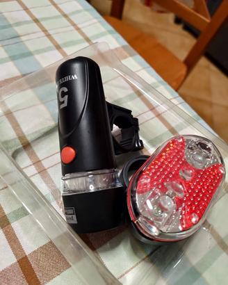 set luci bicicletta 