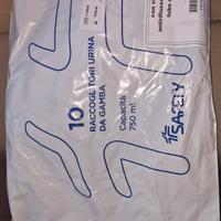 Sacche raccolta urina da gamba + lacci 750 ml