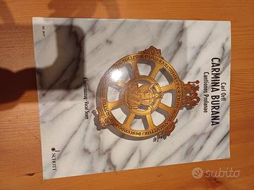 Carmina burana - spartito piano e voce