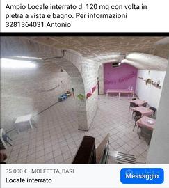 Interrato 120 metri