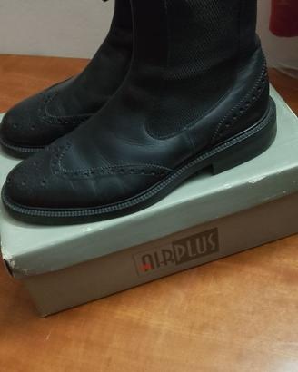 Stivaletti Uomo in vera pelle nera 43