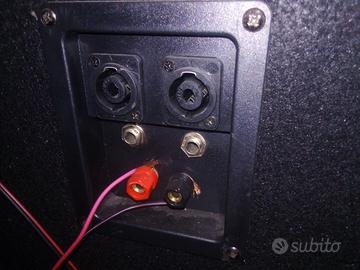 Subwoofer passivi, cassa amplificata e mixer