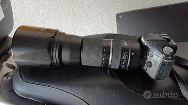 Canon Eos 7d con obiettivo Tamron 150-600 mm