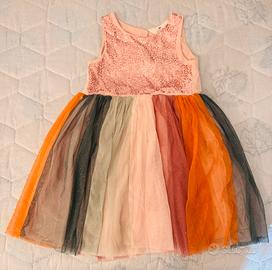 Vestito bambina colorato H&M, 5-6 anni