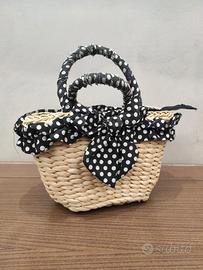 Borsa in paglia Carpisa Summer manici deteriorati