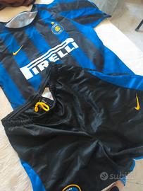 inter  maglietta e pantaloncino completo bimbo