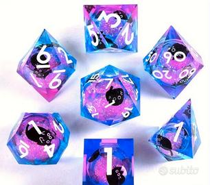 Set di Dadi RPG "Gatti Spaziali"