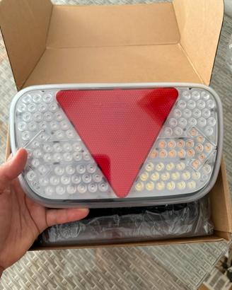 Set di fanali posteriori a LED per rimorchio