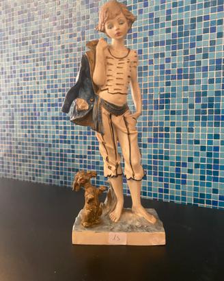 Antica statuetta stle Capodimonte