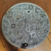 Plafoniera a specchio inox