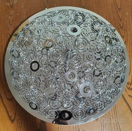 Plafoniera a specchio inox
