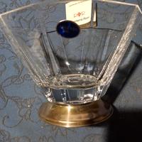 Centrotavola in argento e cristallo