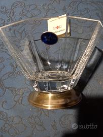 Centrotavola in argento e cristallo