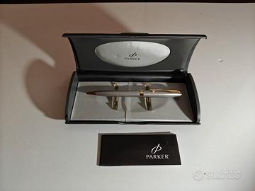 Penna a sfera PARKER SONNET T III silver/gold