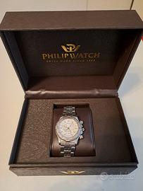 cronografo Philip Watch bianco con scatola origina