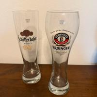 2 bicchieri lunghi birra