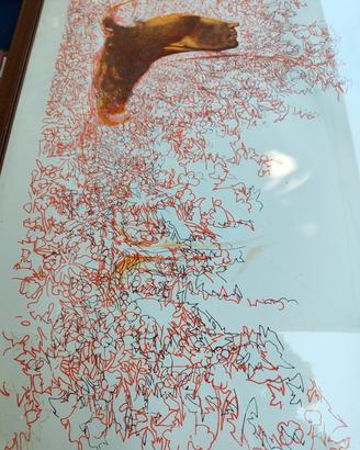 Piero Guccione quadro litografia